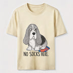 No Socks Here Basset Hound Classic T-Shirt