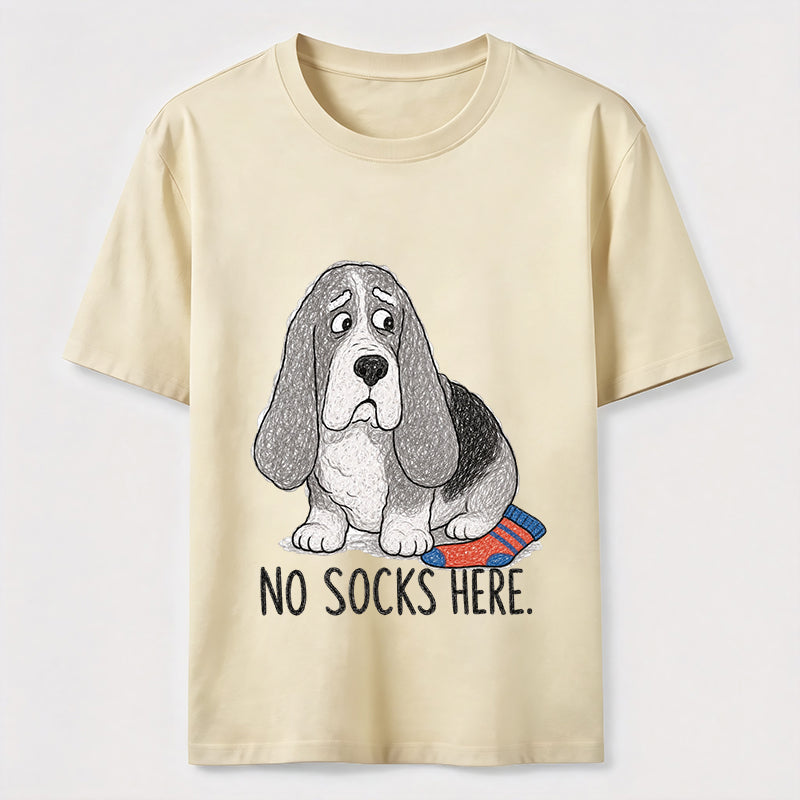 No Socks Here Basset Hound Classic T-Shirt