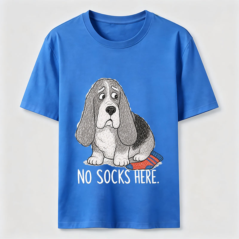No Socks Here Basset Hound Classic T-Shirt