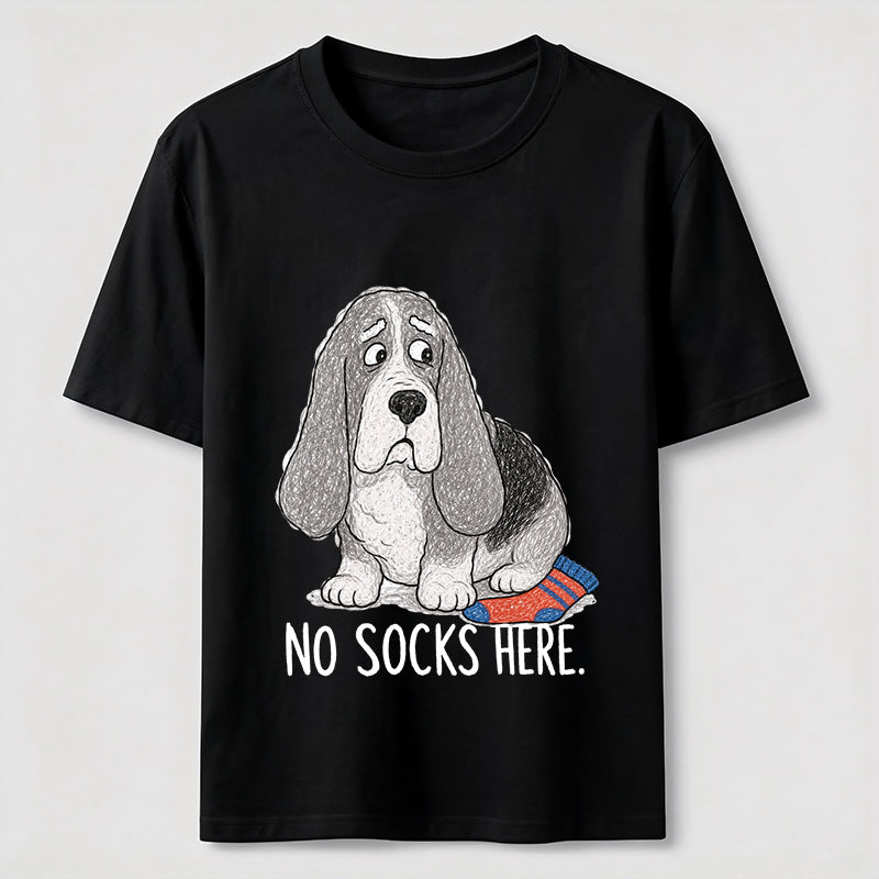 No Socks Here Basset Hound Classic T-Shirt