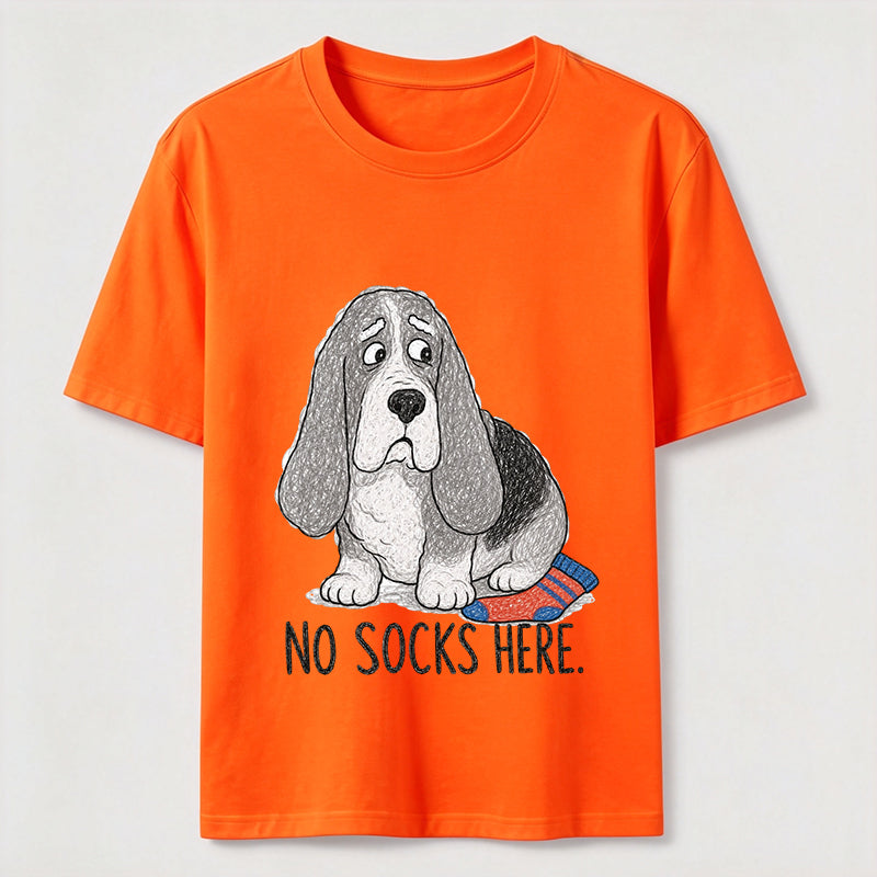 No Socks Here Basset Hound Classic T-Shirt