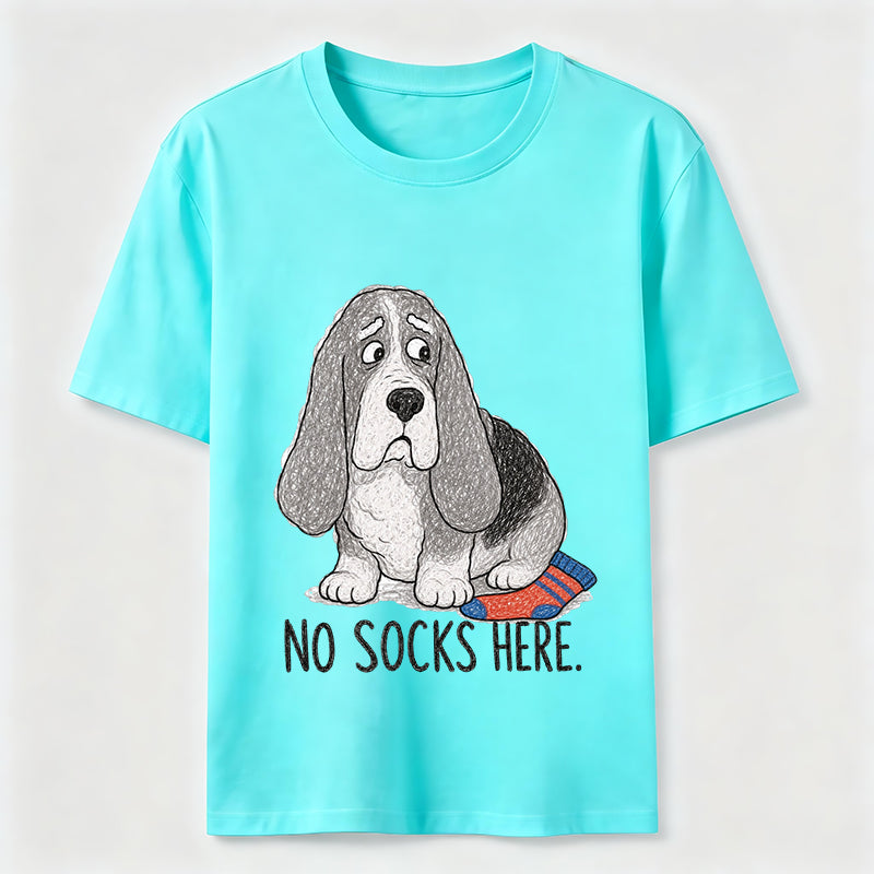 No Socks Here Basset Hound Classic T-Shirt