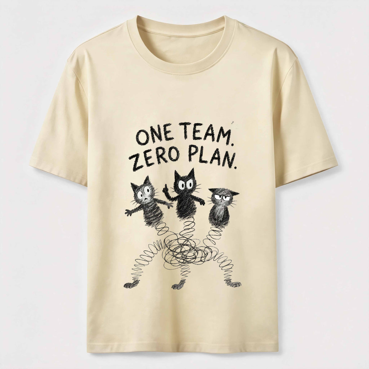 One Team Zero Plan Cat Classic T-Shirt
