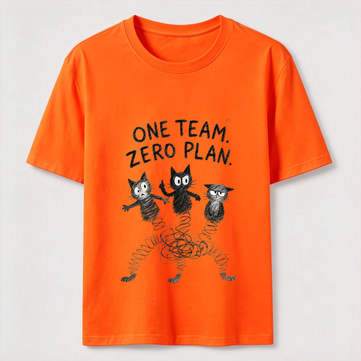 One Team Zero Plan Cat Classic T-Shirt