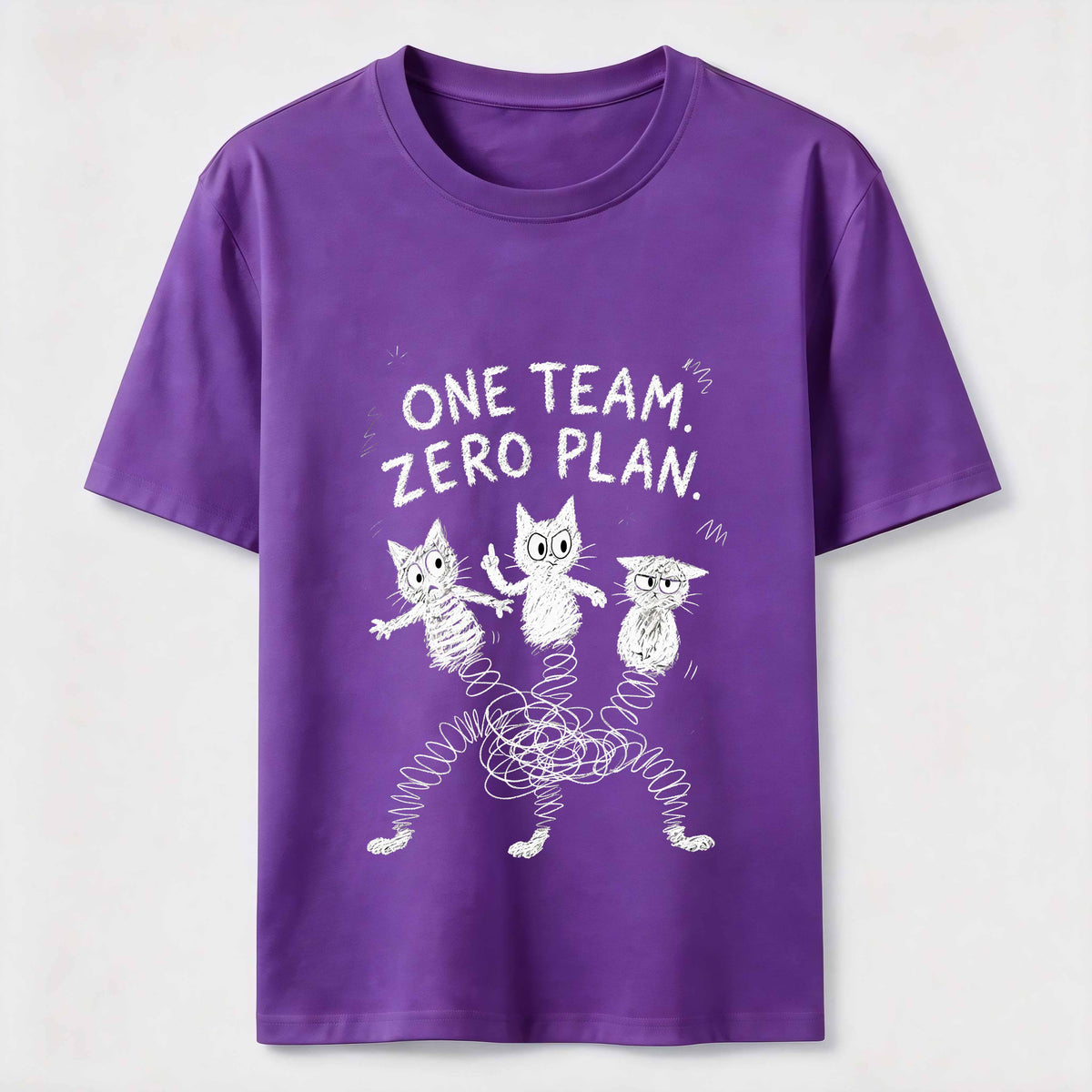 One Team Zero Plan Cat Classic T-Shirt