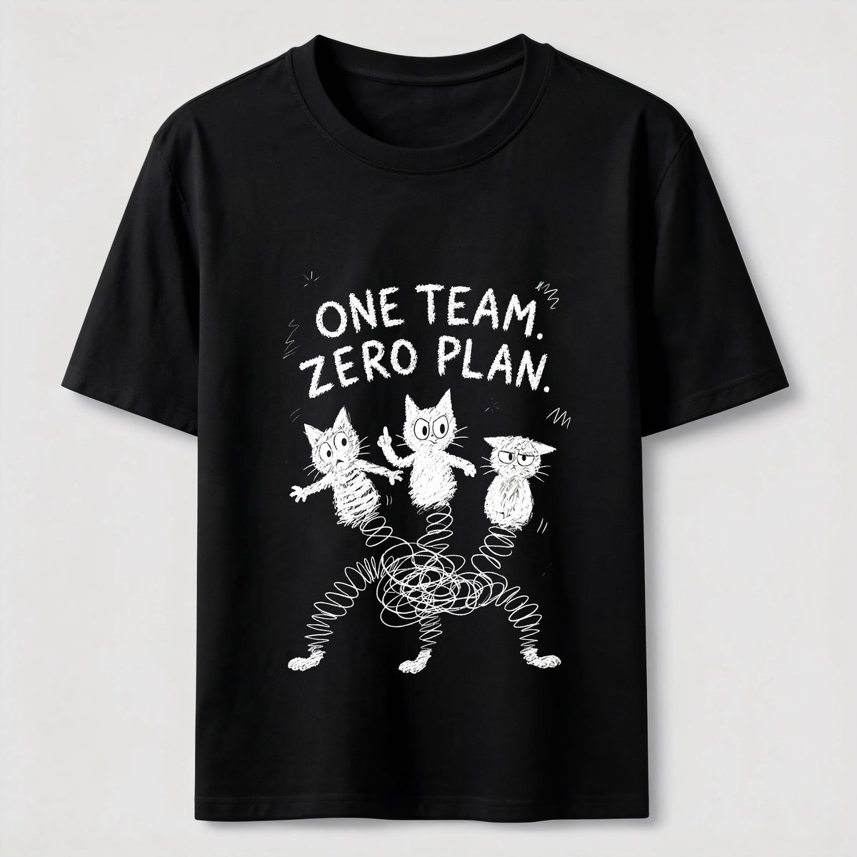 One Team Zero Plan Cat Classic T-Shirt