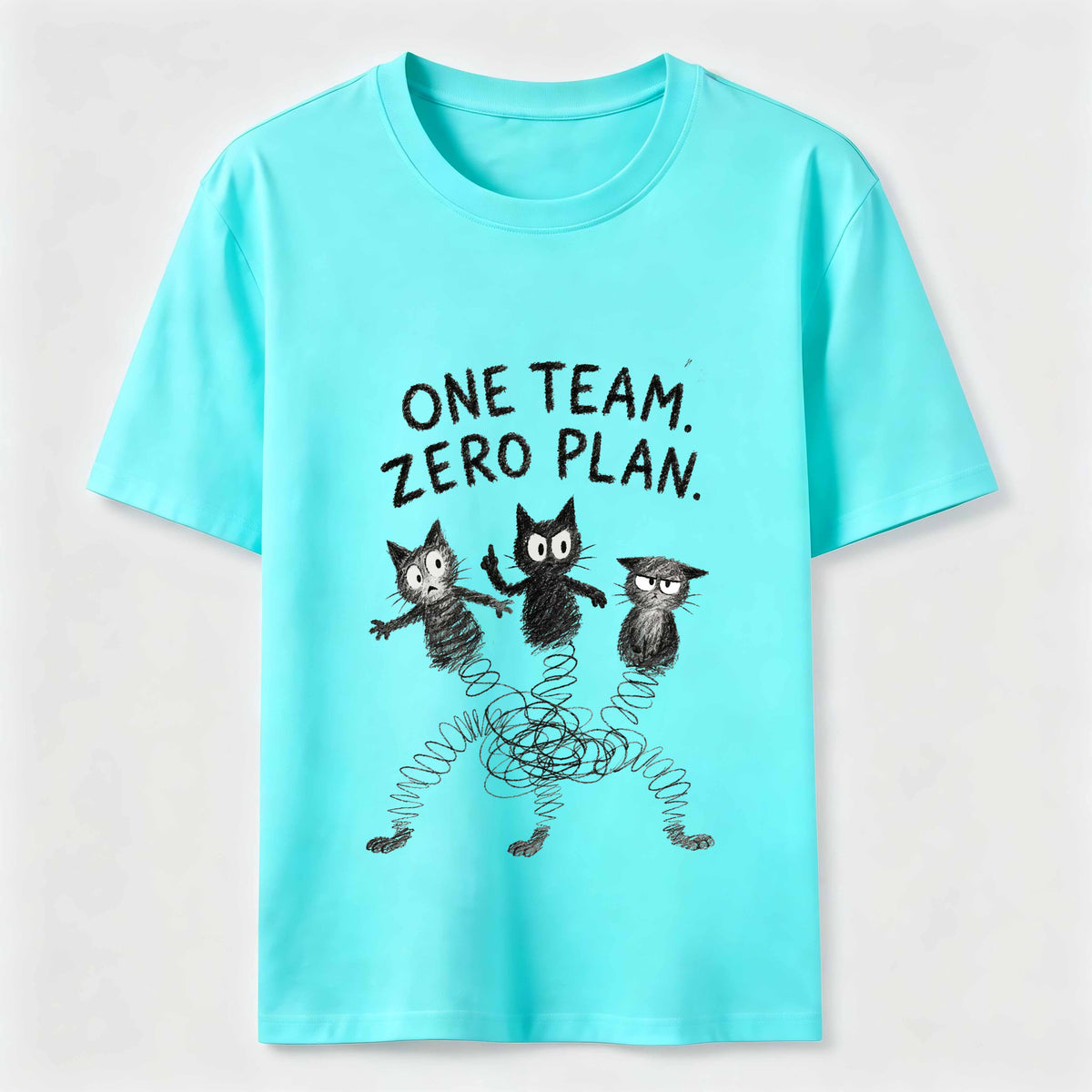 One Team Zero Plan Cat Classic T-Shirt