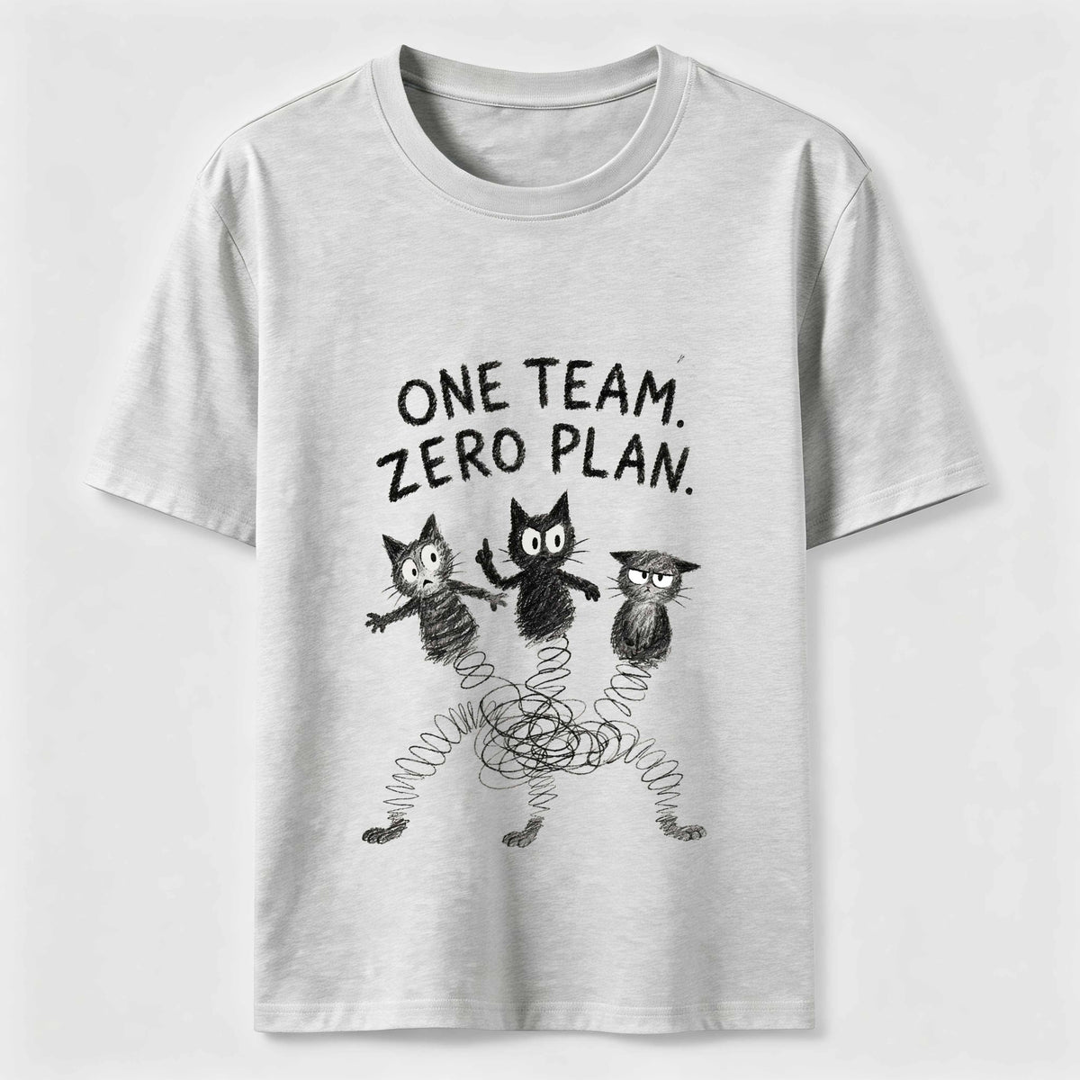 One Team Zero Plan Cat Classic T-Shirt