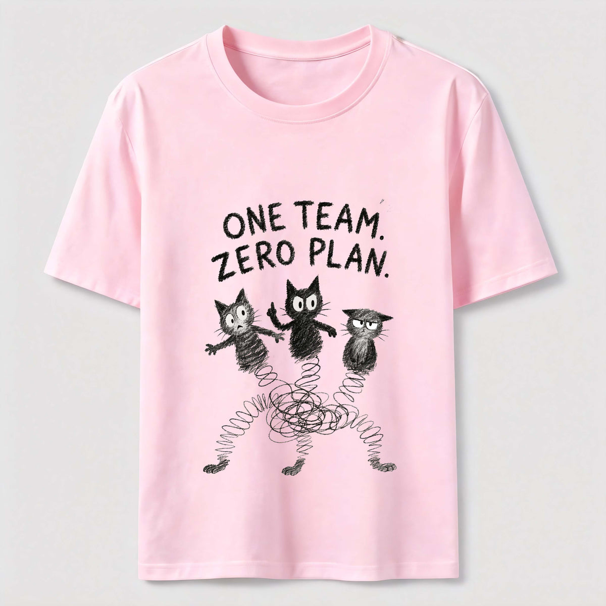 One Team Zero Plan Cat Classic T-Shirt