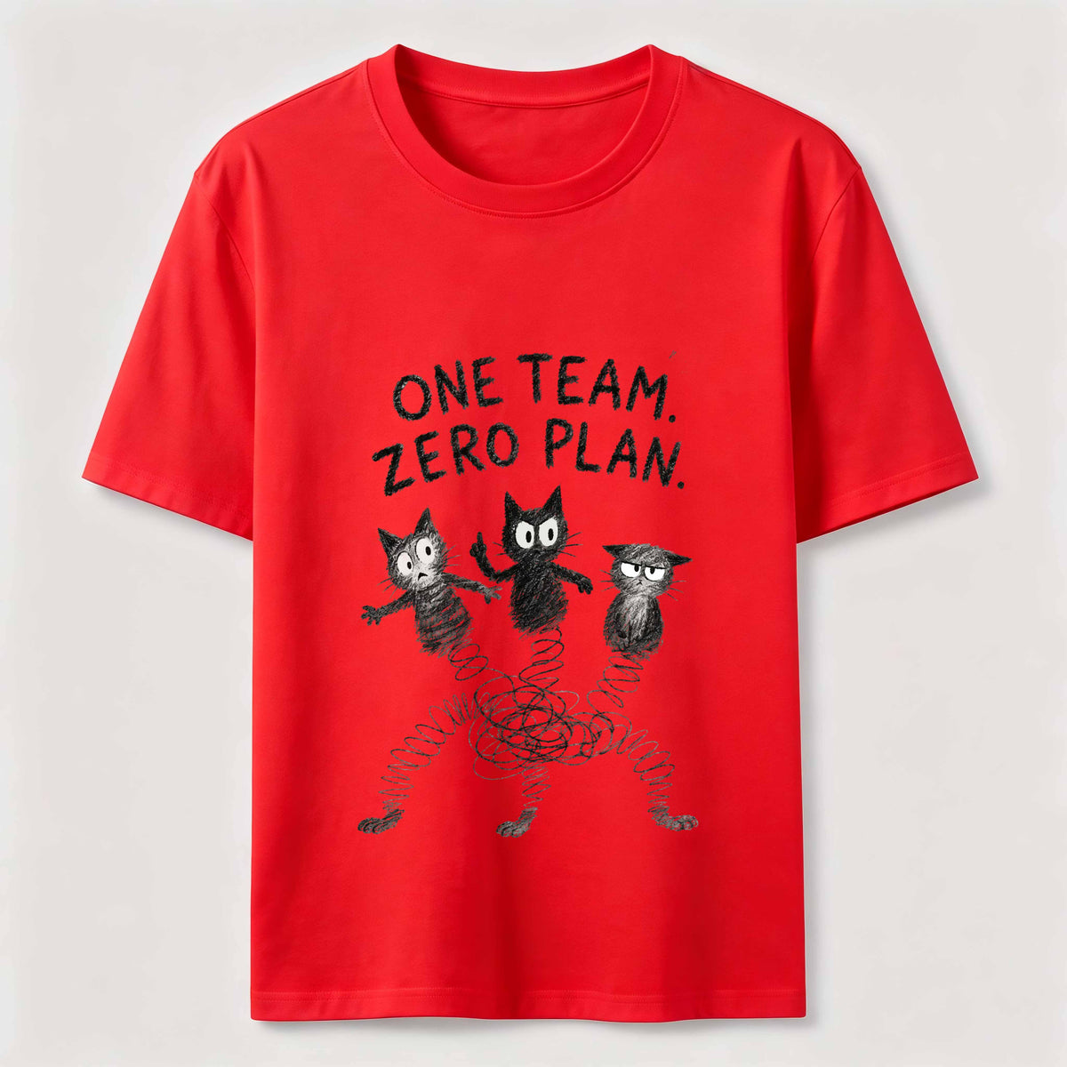 One Team Zero Plan Cat Classic T-Shirt