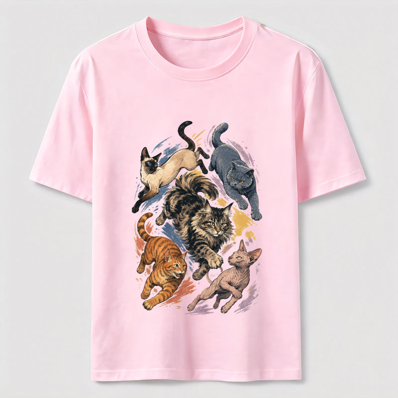 Cat Chase Squad Classic T-Shirt