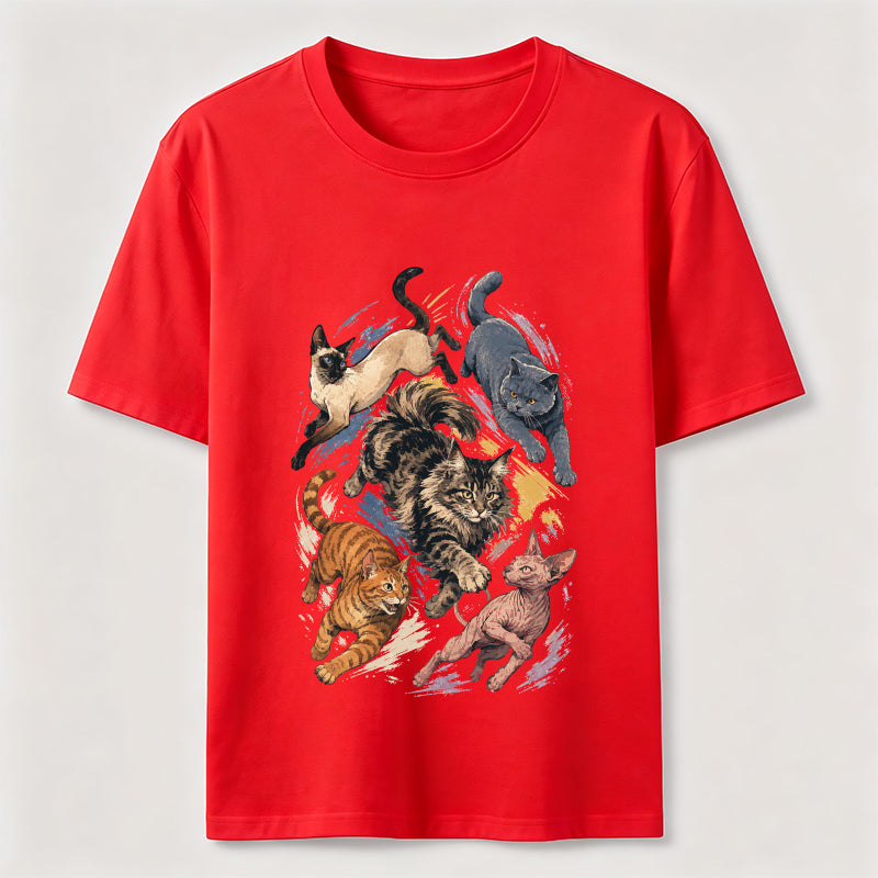 Cat Chase Squad Classic T-Shirt