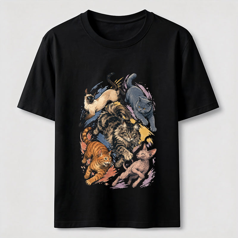 Cat Chase Squad Classic T-Shirt