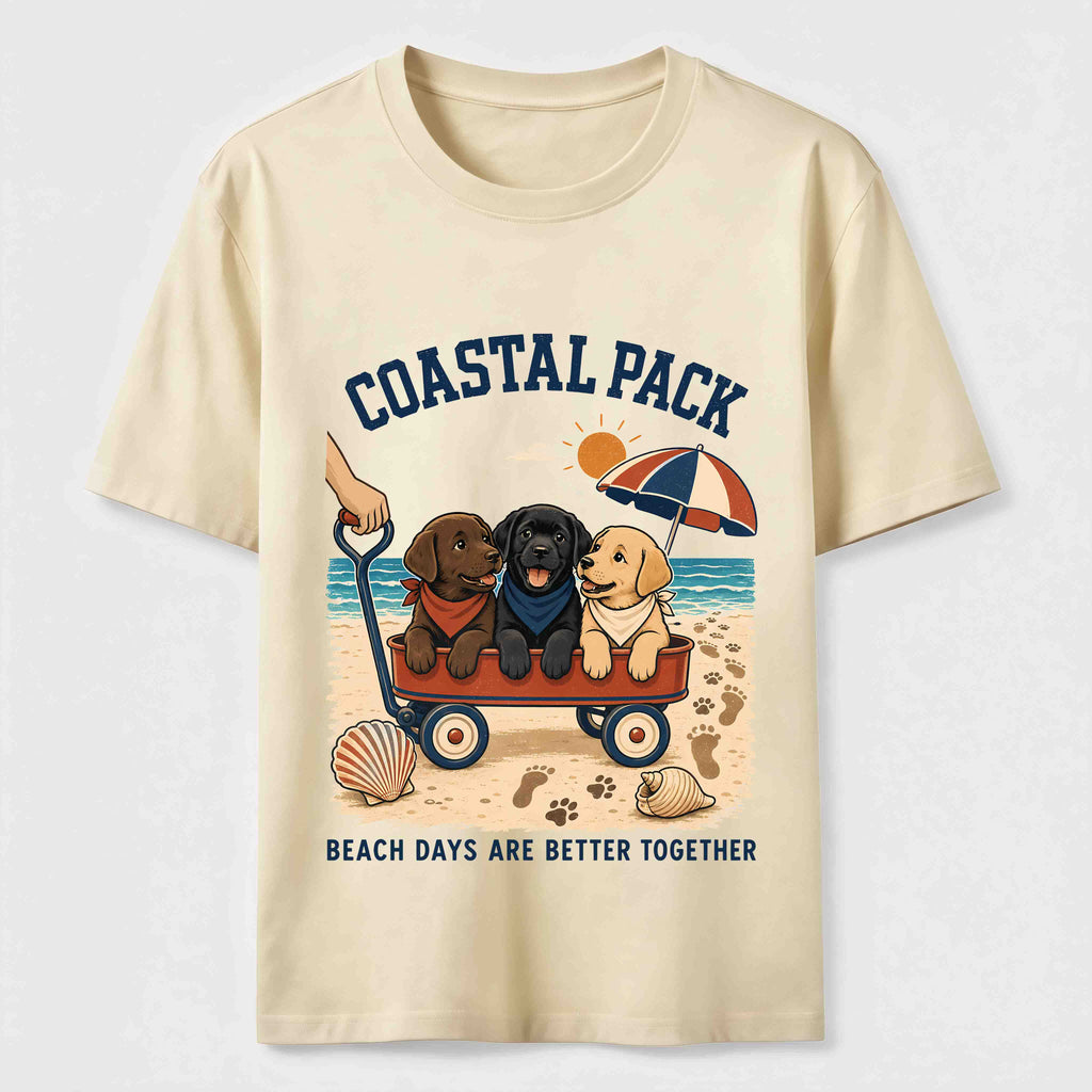 Coastal Pack Labrador Beach Day Classic T-Shirt