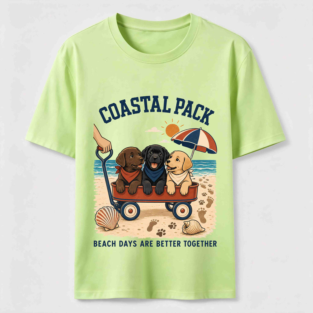 Coastal Pack Labrador Beach Day Classic T-Shirt