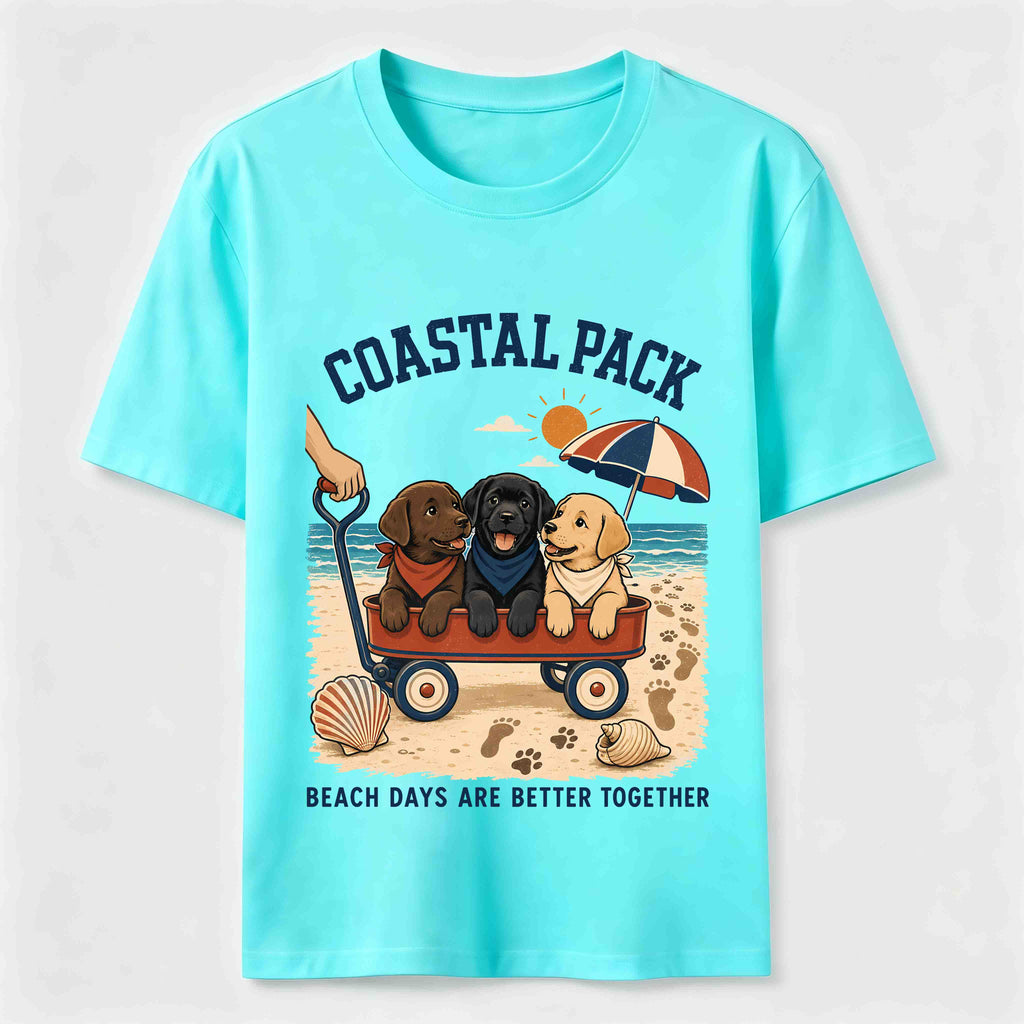 Coastal Pack Labrador Beach Day Classic T-Shirt