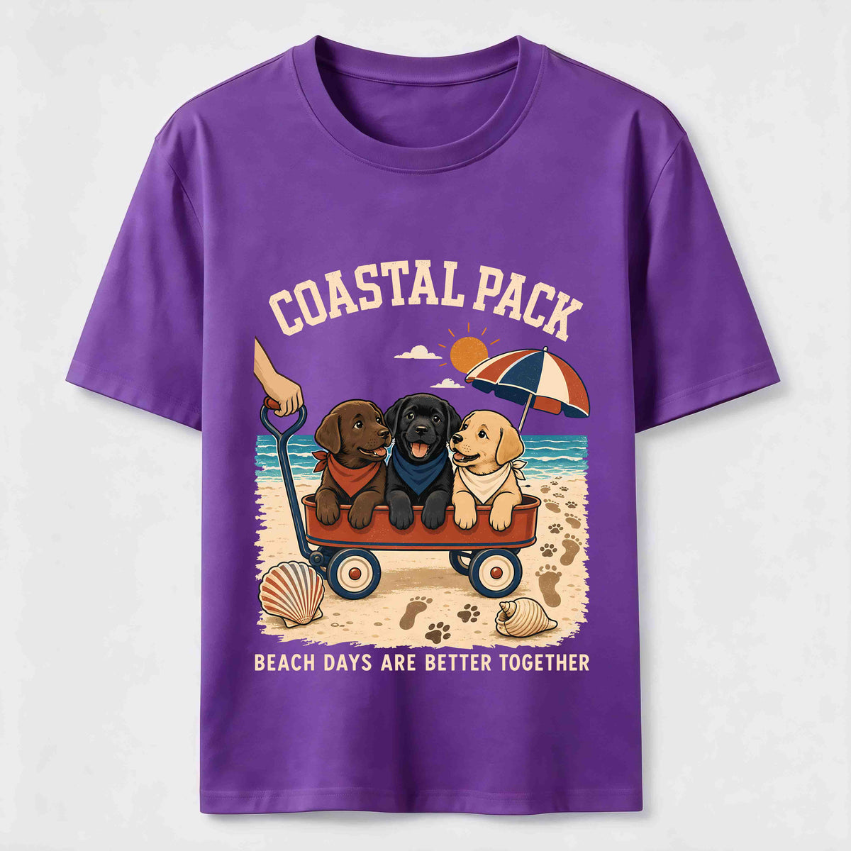 Coastal Pack Labrador Beach Day Classic T-Shirt