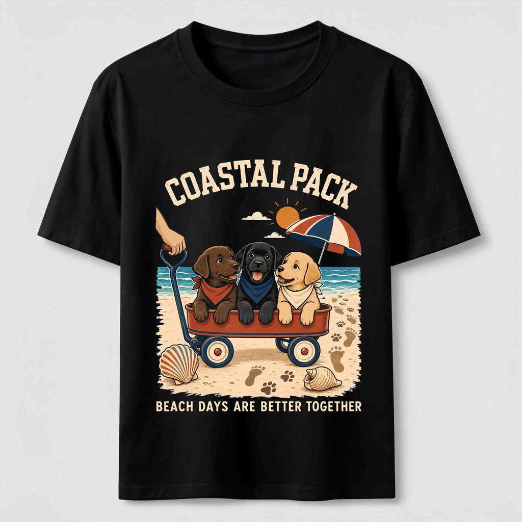 Coastal Pack Labrador Beach Day Classic T-Shirt