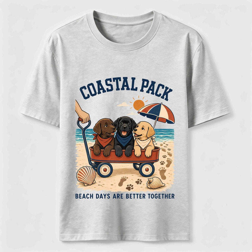 Coastal Pack Labrador Beach Day Classic T-Shirt