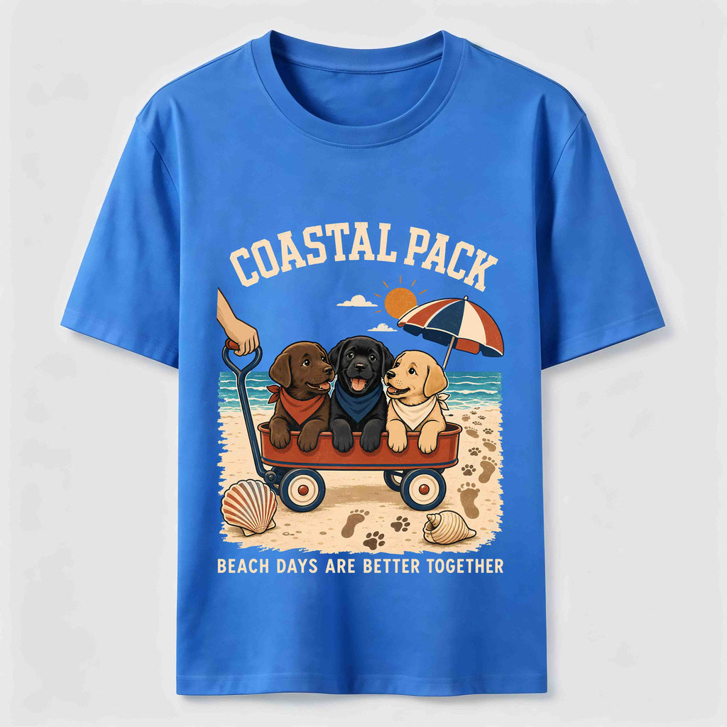 Coastal Pack Labrador Beach Day Classic T-Shirt