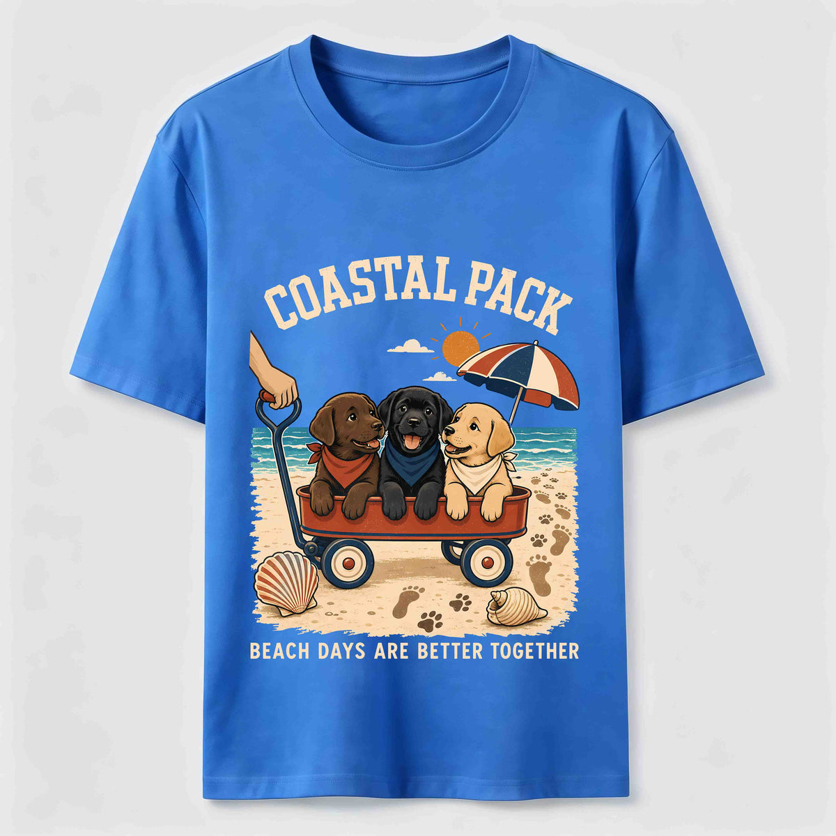Coastal Pack Labrador Beach Day Classic T-Shirt