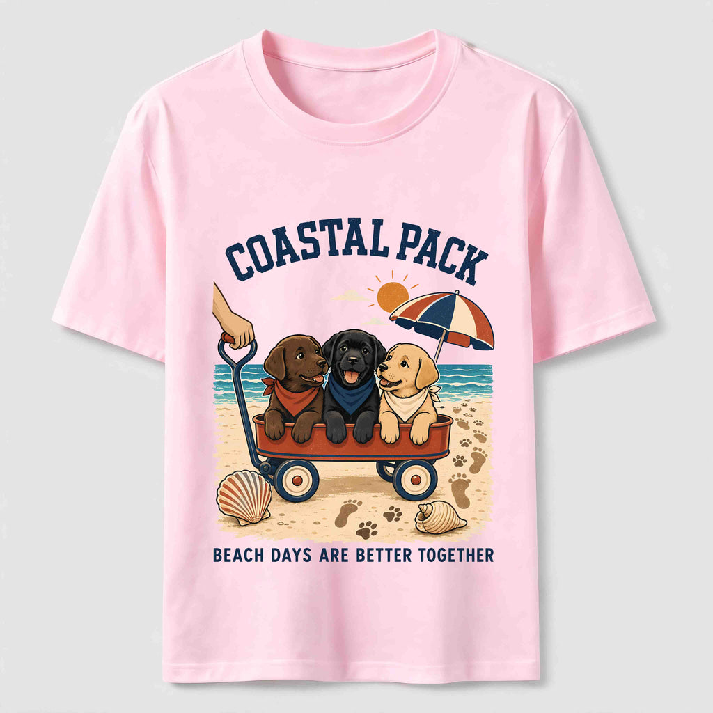 Coastal Pack Labrador Beach Day Classic T-Shirt