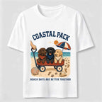 Coastal Pack Labrador Beach Day Classic T-Shirt