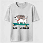 Roll with It Skate Dog Classic T-Shirt