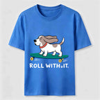 Roll with It Skate Dog Classic T-Shirt