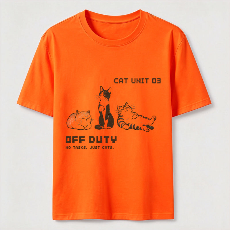 Off Duty Cat Unit Classic T-Shirt