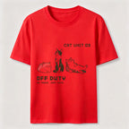 Off Duty Cat Unit Classic T-Shirt