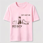 Off Duty Cat Unit Classic T-Shirt