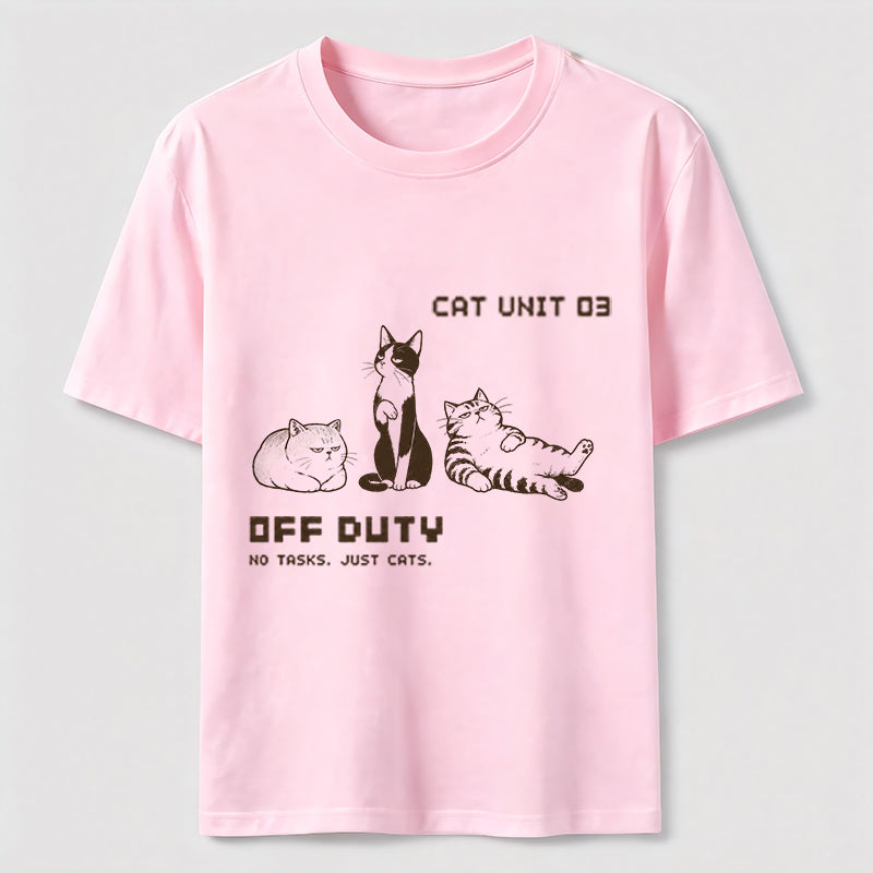 Off Duty Cat Unit Classic T-Shirt