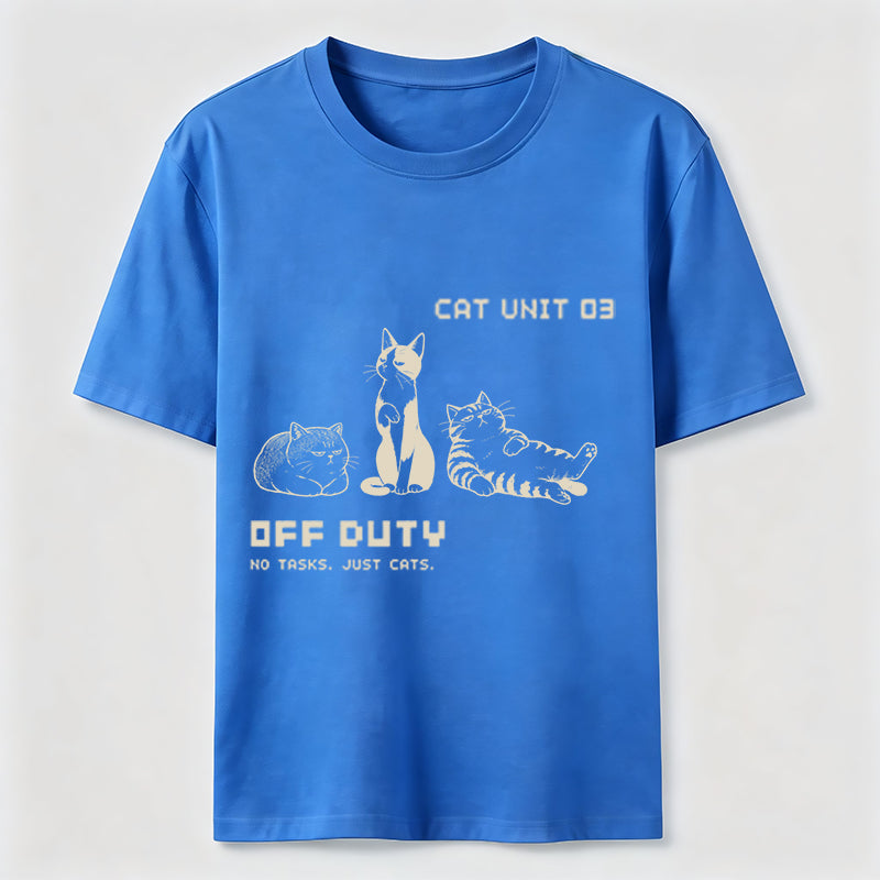 Off Duty Cat Unit Classic T-Shirt
