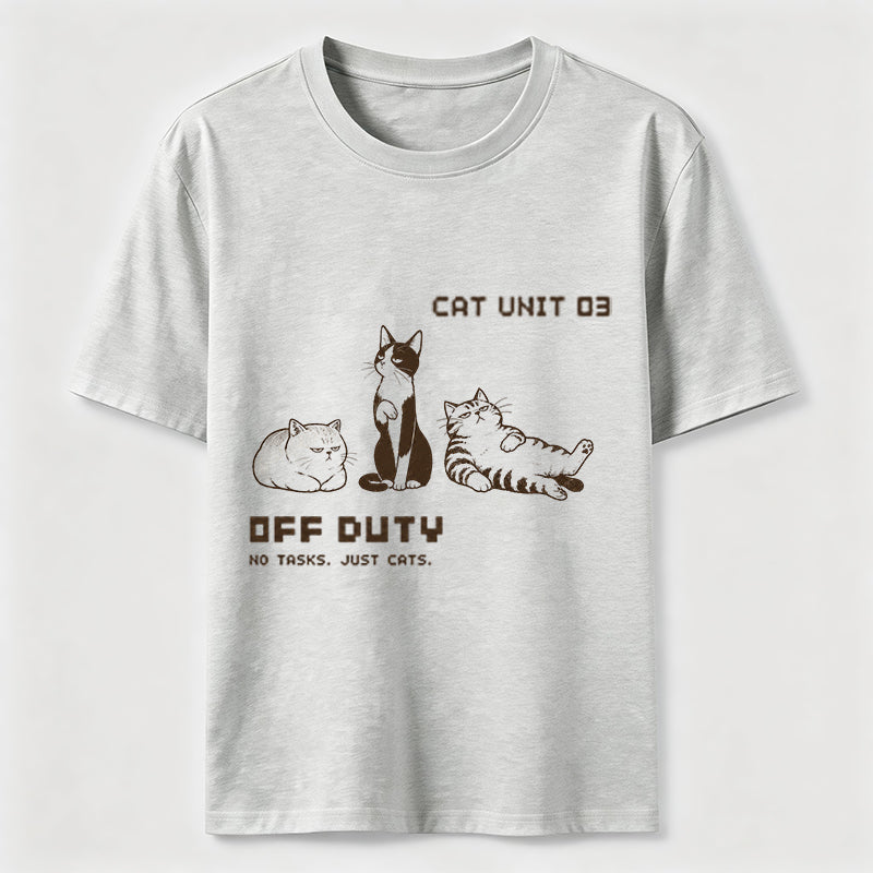 Off Duty Cat Unit Classic T-Shirt