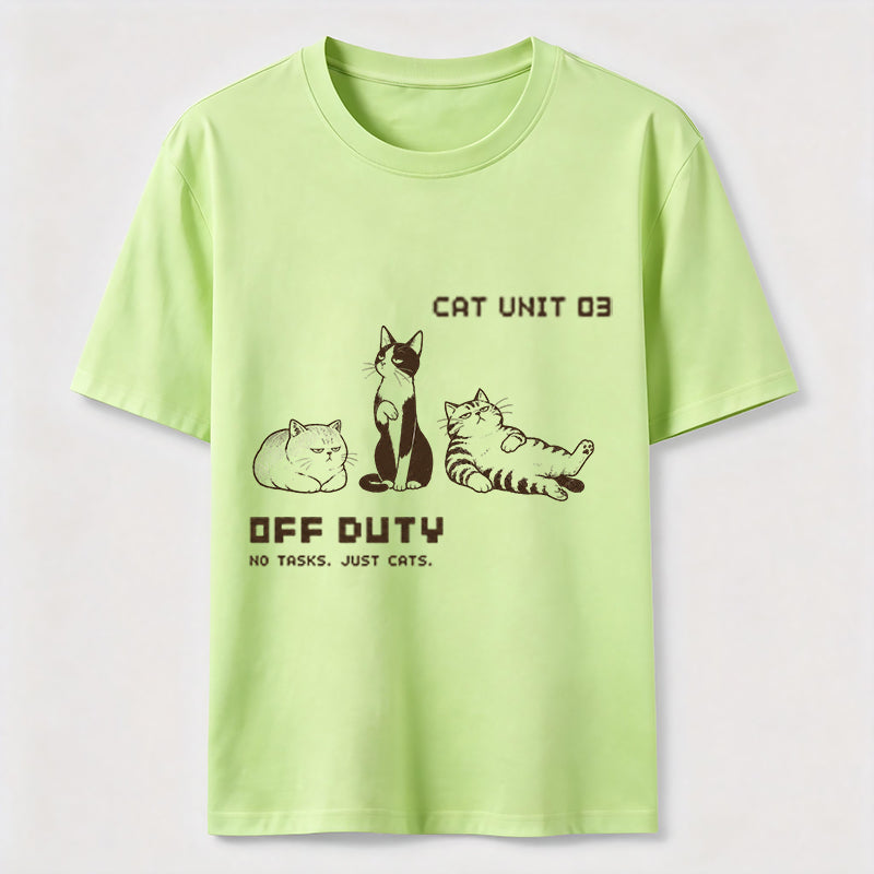 Off Duty Cat Unit Classic T-Shirt