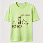 Off Duty Cat Unit Classic T-Shirt