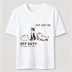 Off Duty Cat Unit Classic T-Shirt