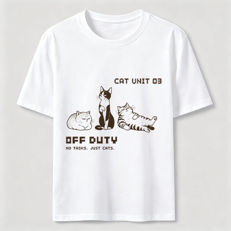 Off Duty Cat Unit Classic T-Shirt