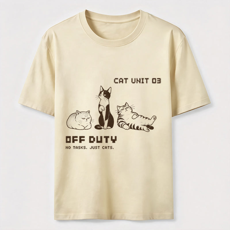 Off Duty Cat Unit Classic T-Shirt