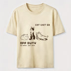Off Duty Cat Unit Classic T-Shirt