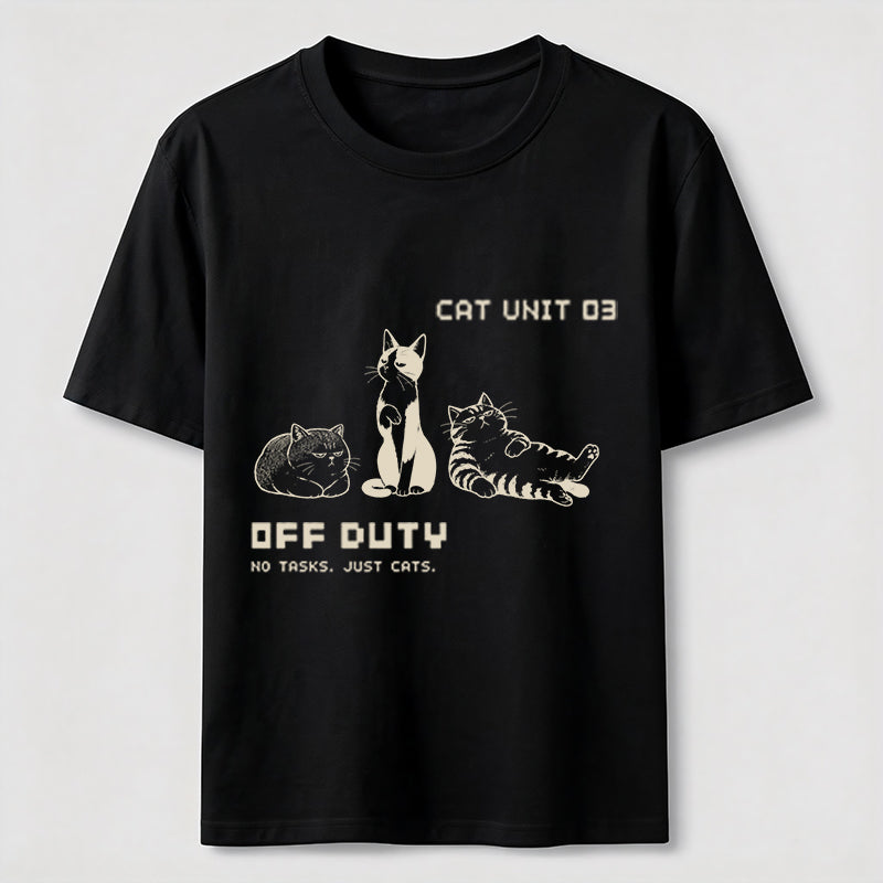 Off Duty Cat Unit Classic T-Shirt