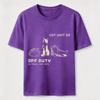 Off Duty Cat Unit Classic T-Shirt