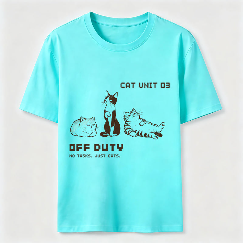 Off Duty Cat Unit Classic T-Shirt