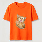 Orange Kitten Wave Classic T-Shirt