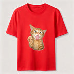 Orange Kitten Wave Classic T-Shirt
