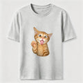 Orange Kitten Wave Classic T-Shirt