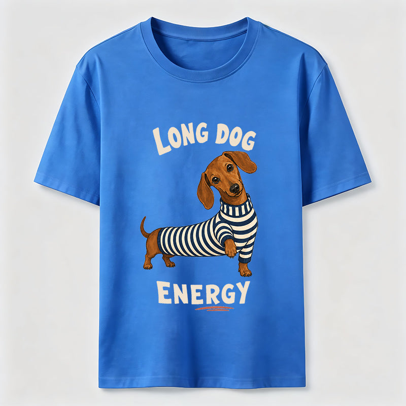 Long Dog Energy Dachshund Classic T-Shirt