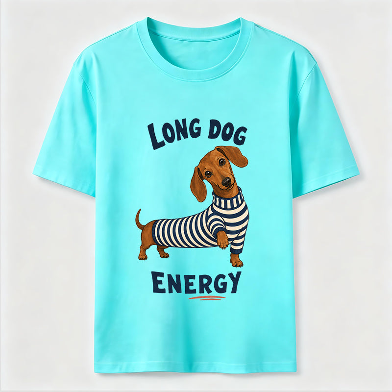 Long Dog Energy Dachshund Classic T-Shirt