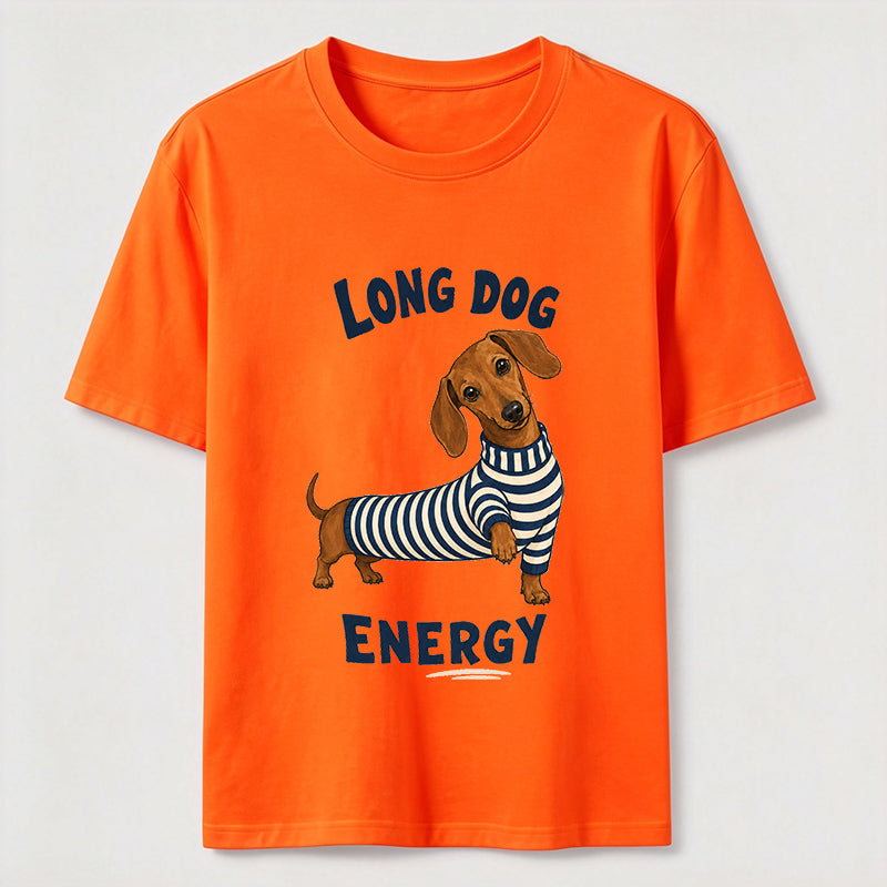 Long Dog Energy Dachshund Classic T-Shirt